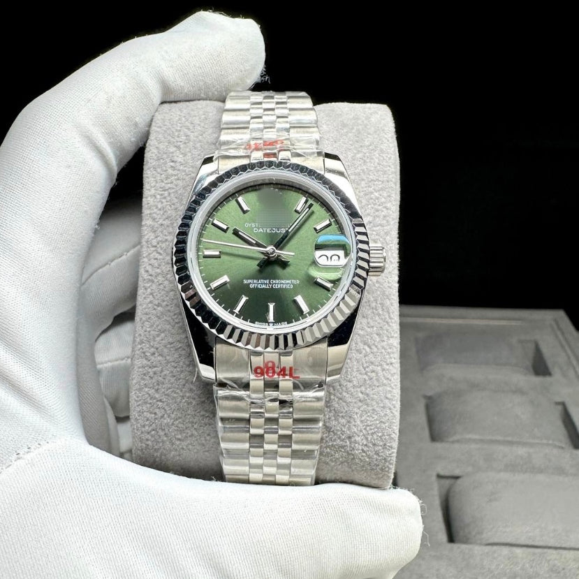 READY STOCK UPGRADED SEMI PREMIUM GRADE 31 DJ AUTOMATIC LADIES WATCH