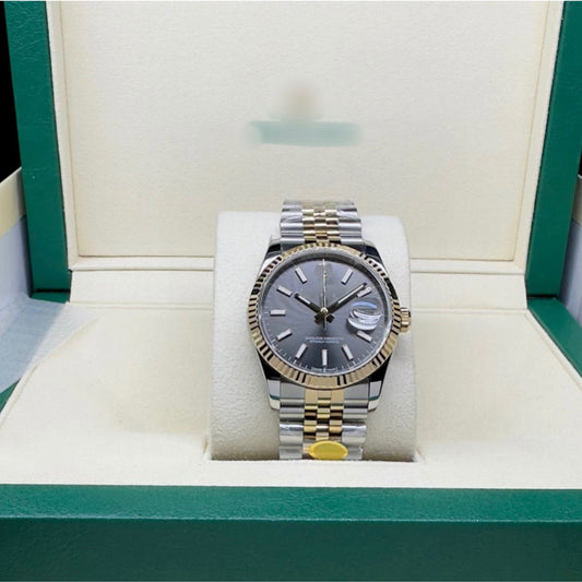 READY STOCK UPGRADED LUXURY SEMI PREMIUM 36 MM AUTOMATIC MEN WATCH