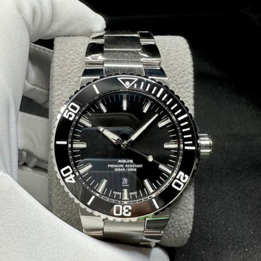 READY STOCK SEMI PREMIUM RIS QUIS AUTOMATIC 43 MM MEN WATCH