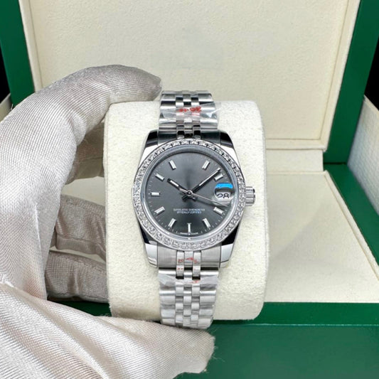 READY STOCK UPGRADED SEMI PREMIUM GRADE 31mm DJ AUTOMATIC LADIES WATCH