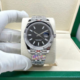 READY STOCK SEMI PREMIUM CLEAN PLUS F DJ BLACK AUTOMATIC 41MM MEN WATCH