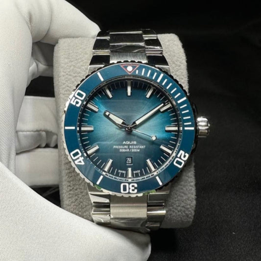 READY STOCK SEMI PREMIUM RIS QUIS AUTOMATIC 43 MM MEN WATCH