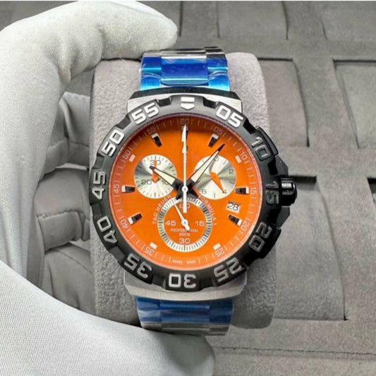 READY STOCK TH FI CHRONOGRAPH QUARTZ SOLID 42MM MEN WATCH