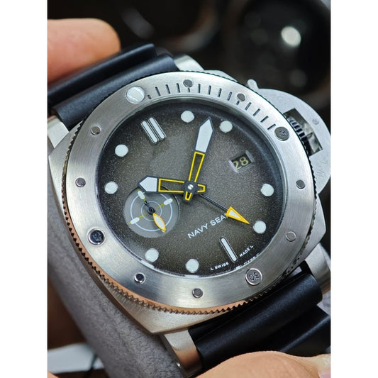 READY STOCK PAM NAVY AUTOMATIC 46 MM MEN WATCH