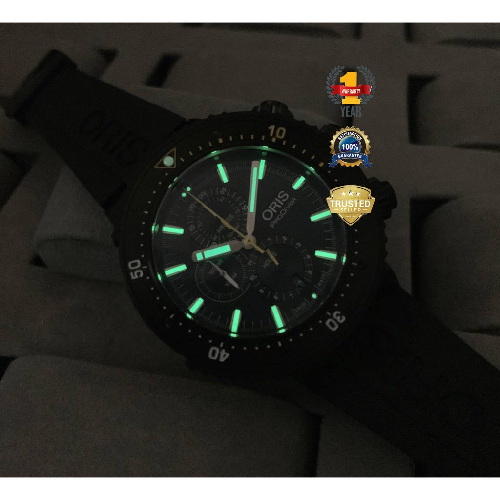 [ READY STOCK ] 0R1S_PR0D1VER_CHRONOGRAPH-50MM_MEN_WATCH