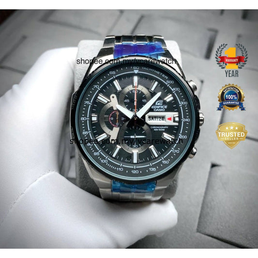 [ READY STOCK ] JAM CHRONOGRAPH STAINLESS STEEL MURAH JUAL CLEAR STOCK