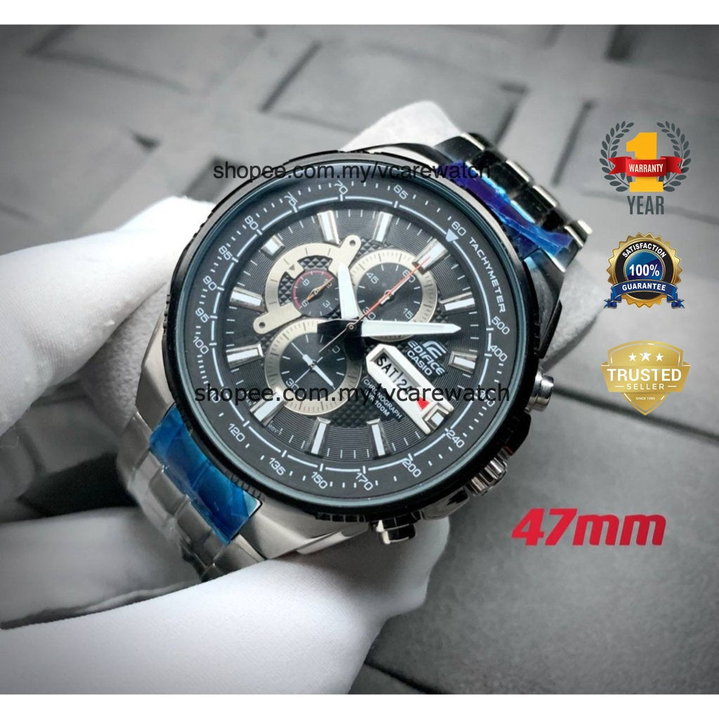 [ READY STOCK ] JAM CHRONOGRAPH STAINLESS STEEL MURAH JUAL CLEAR STOCK