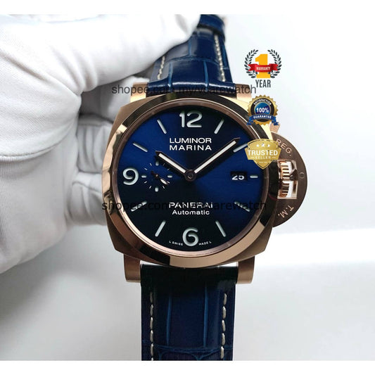 [ Ready Stock ] 0P_LUM1NOR_M4R1NA_AUTOMATIC_44MM_MAN_WATCH