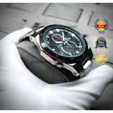 [ READY STOCK ] JAM CHRONOGRAPH STAINLESS STEEL MURAH JUAL CLEAR STOCK
