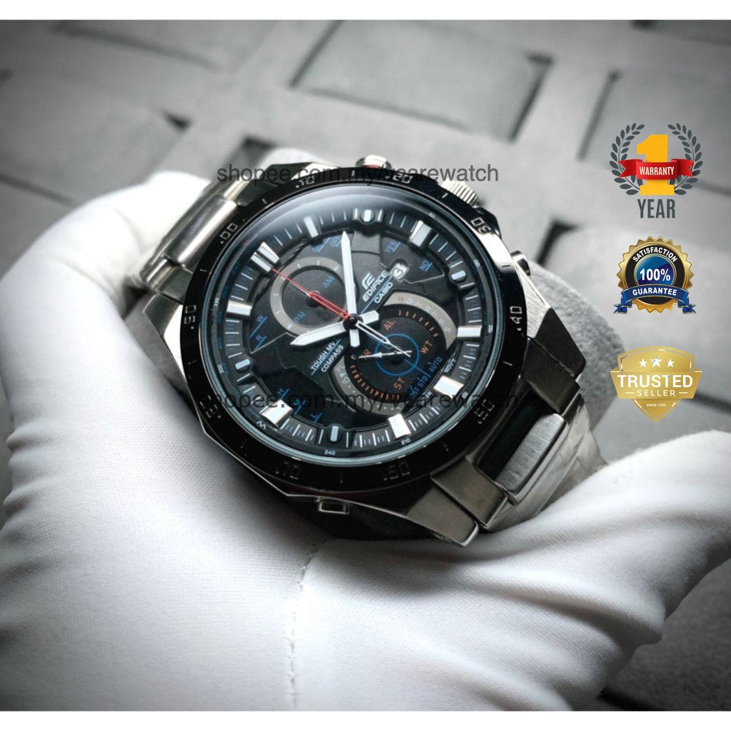 [ READY STOCK ] JAM CHRONOGRAPH STAINLESS STEEL MURAH JUAL CLEAR STOCK