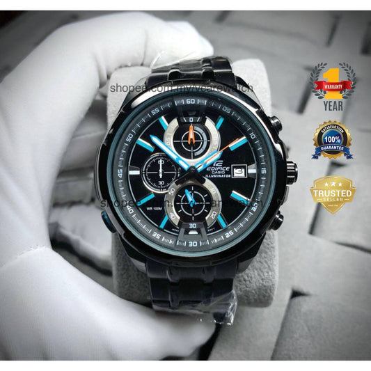 [ READY STOCK ] JAM CHRONOGRAPH STAINLESS STEEL MURAH JUAL CLEAR STOCK